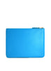 COMME DES GARÇONS - Classic Leather Zip Pouch, Blue - Back