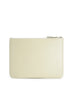 COMME DES GARÇONS - Classic Leather Zip Pouch, Off White - Back