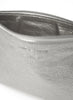 COMME DES GARÇONS - Metallic Leather Zip Pouch, Silver - Interior