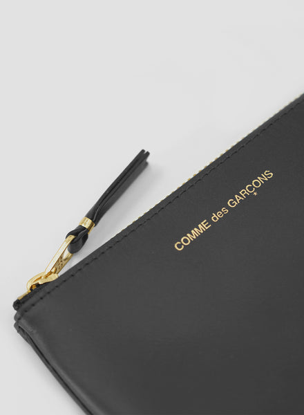 COMME DES GARCONS - Classic Leather Zip Pouch - SA8100 - Black - Detail