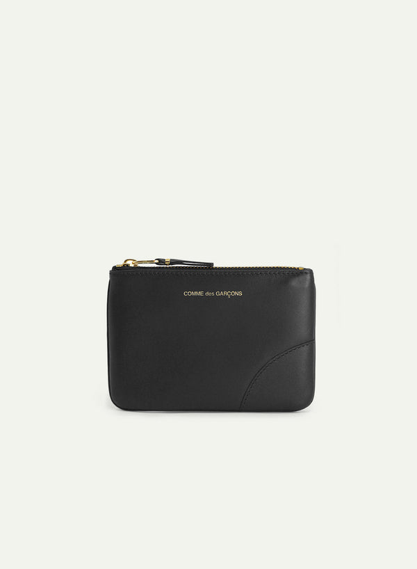 COMME DES GARCONS - Classic Leather Zip Pouch - SA8100 - Black - Front