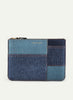 COMME DES GARCONS - Large Denim Pocket Wallet - SA5100DP - Denim Blue - Front