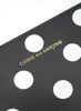 COMME DES GARÇONS - Polka Dot Leather Zip Pouch, Black - Detail