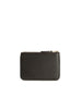 COMME DES GARÇONS - Small Classic Leather Zip Pouch, Brown - Back