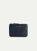 COMME DES GARCONS - Small Classic Leather Zip Pouch - SA8100 - Navy - Front