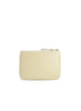 COMME DES GARÇONS - Small Classic Leather Zip Pouch, Off White - Back