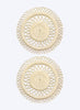 CORO CORA - SET OF TWO HAND WOVEN MAGNOLIA PLACEMATS, NATURAL - 1