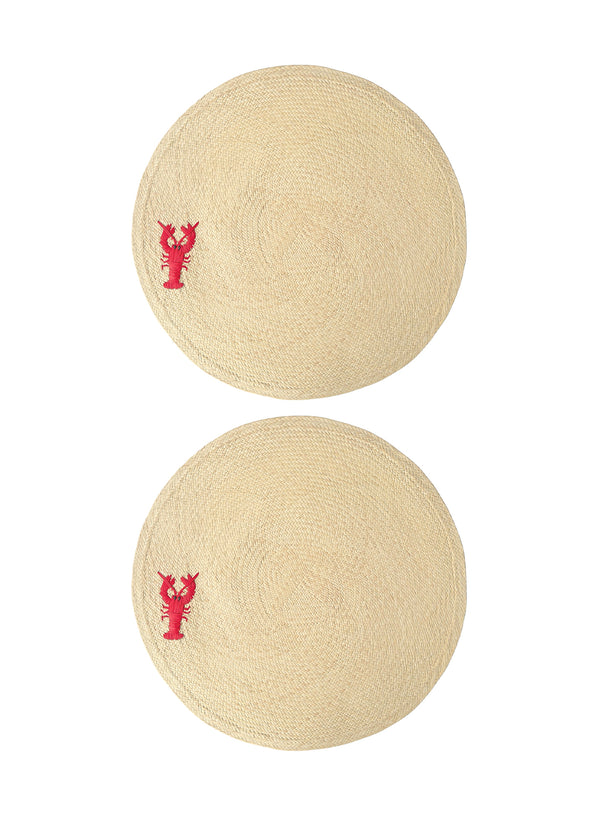 CORO CORA - SET OF TWO LOBSTER PLACEMATS - 1
