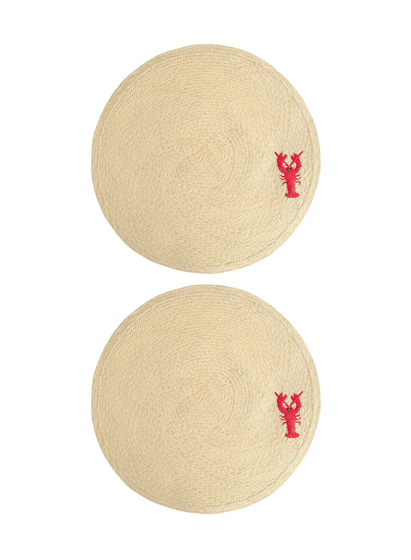 CORO CORA - SET OF TWO LOBSTER PLACEMATS - 1