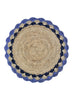 CORO CORA - Petal placemats - Baby Blue - Navy 