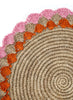 CORO CORA - Petal placemats - Light Pink - Orange - Detail