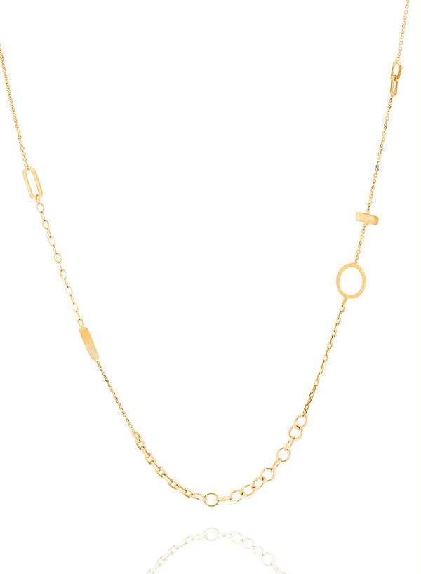 Chains Galore Gold Necklace - detail
