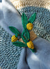 Coro Cora - Lemon Branch Napkin Ring - Lifestyle 