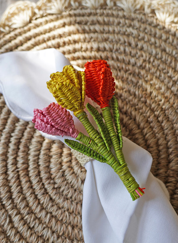 Coro Cora - Tulips Napkin Rings - Lifestyle