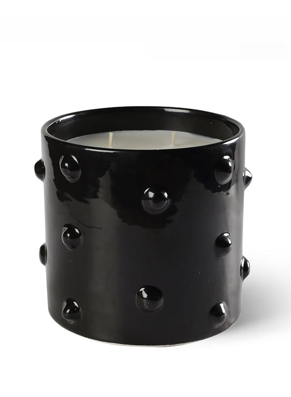 CÔTÉ BOUGIE - ITTO Black Clay Candle - front