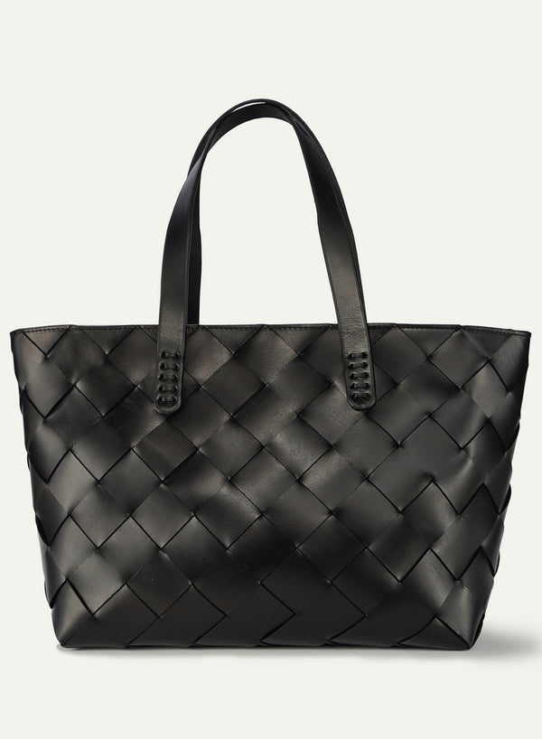 DRAGON DIFFUSION - Crossover Basket Tote - Black - Front