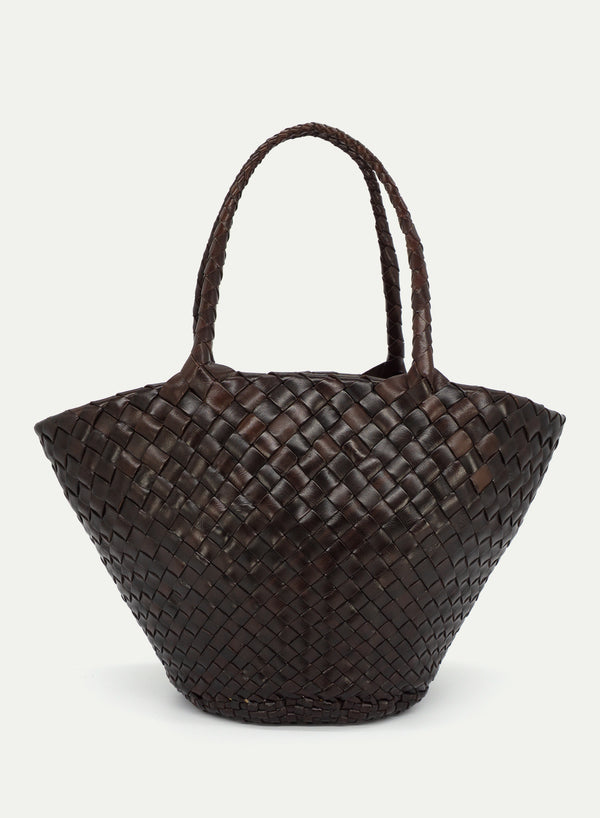 DRAGON DIFFUSION - Egola Bag - Dark Brown - Front