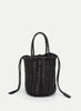DRAGON DIFFUSION - Lina Mini Bucket Bag - Black - Front