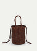 DRAGON DIFFUSION - Lina Mini Bucket Bag - Bruciato - Front