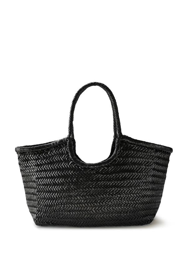 DRAGON DIFFUSION - Nantucket Basket Bag - Large - Black - Front