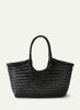 DRAGON DIFFUSION - Nantucket Basket Bag - Large - Black - Front