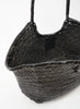DRAGON DIFFUSION - Nantucket Basket Bag - Large - Black - Inside