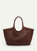 DRAGON DIFFUSION - Nantucket Basket Bag - Large - Bruciato - Front