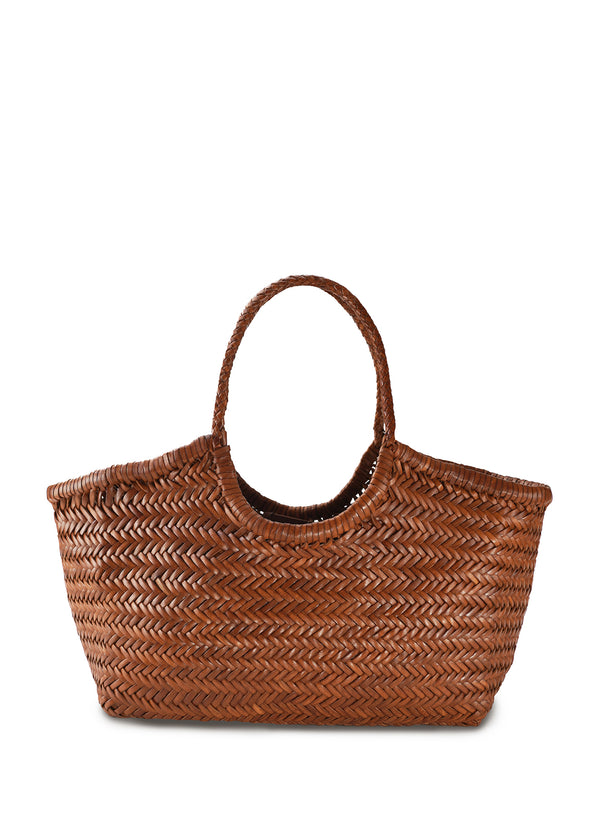 DRAGON DIFFUSION - Nantucket Basket Bag - Large - Tan - Front