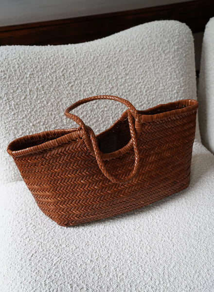 DRAGON DIFFUSION - Nantucket Basket Bag - Large - Tan - Lifestyle