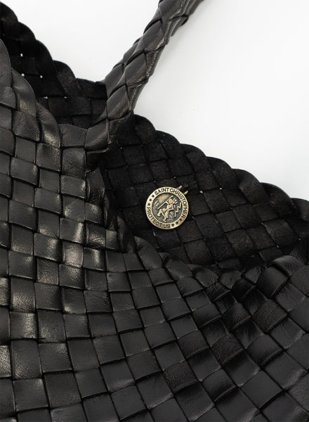 JANE CARR - DRAGON DIFFUSION - Santa Croce Large Black Bag - Detail 4