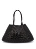 JANE CARR - DRAGON DIFFUSION - Santa Croce Large Black Bag - Front