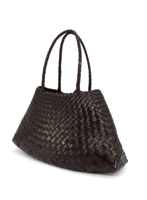 JANE CARR - DRAGON DIFFUSION - Santa Croce Large Dark Brown Bag - Detail 1