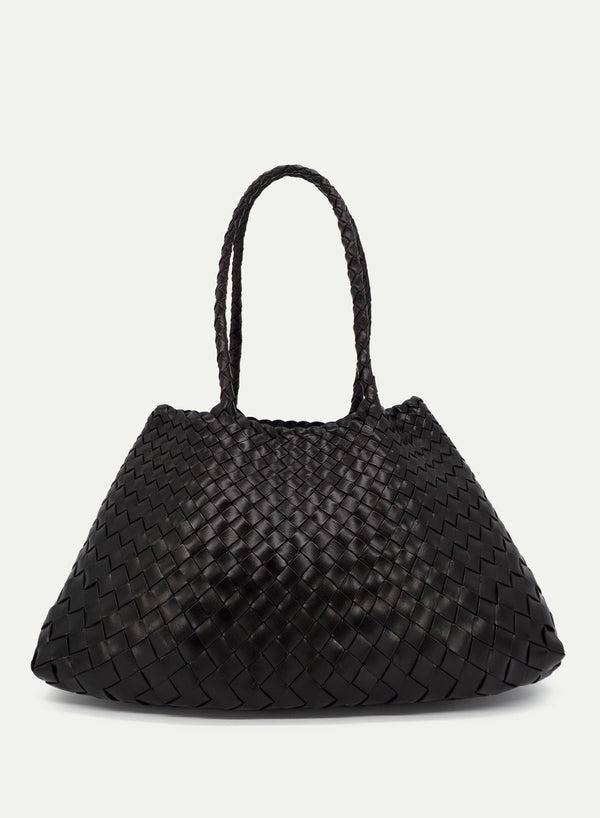 DRAGON DIFFUSION - Santa Croce Bag - Large - Black - Front