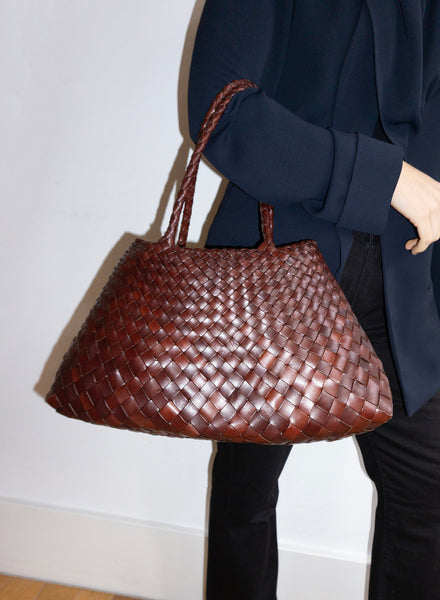 JANE CARR - DRAGON DIFFUSION - Santa Croce Large Bruciato Bag - Model