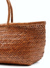 JANE CARR - DRAGON DIFFUSION - Large Tan Triple Jump Basket Bag - close up 2