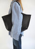 DRAGON DIFFUSION - Large Black Nantucket Basket Bag - Model 2