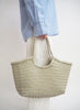 Large Off White Nantucket Basket Bag - DRAGON DIFFUSION