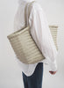DRAGON DIFFUSION - Large Off White Nantucket Basket Bag - model 2