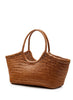 DRAGON DIFFUSION - Large Tan Nantucket Basket Bag - side