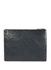 DRAGON DIFFUSION - Marine Blue A4 Woven Pochette - Front 