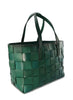 DRAGON DIFFUSION - Forest Green Leather Japan Tote - Side