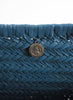 DRAGON DIFFUSION - Large Steel Blue Triple Jump Basket Bag - Detail 3