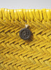 DRAGON DIFFUSION - Large Yellow Triple Jump Basket Bag - Detail 1