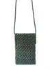 DRAGON DIFFUSION - Forest Green Leather Crossbody Bag - Front 1