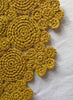 FLEUR RAFFIA PLACEMATS - Set of Two - Yellow - Lifestyle 