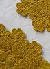 FLEUR RAFFIA PLACEMATS - Set of Two - Yellow - Lifestyle 
