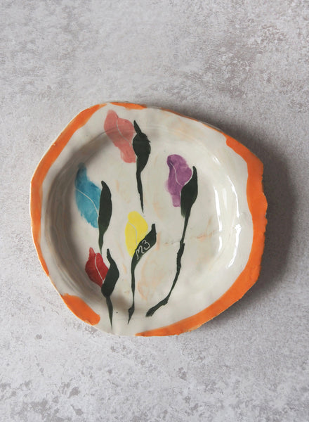 MEGAN BAKER - Floral Salad Plate - 1