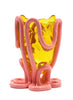 GAETANO PESCE - Indian Summer Vase, Amber and Dark Salmon - 4