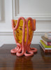 GAETANO PESCE - Indian Summer Vase, Amber and Dark Salmon - Lifestyle