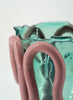GAETANO PESCE - Indian Summer Vase - Clear Aqua and Mauve - Detail